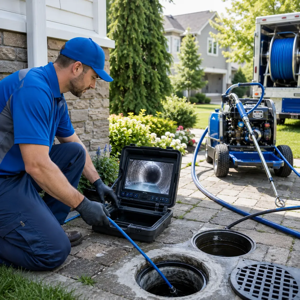Outdoor drain cleaning professionals serving Laona, WI