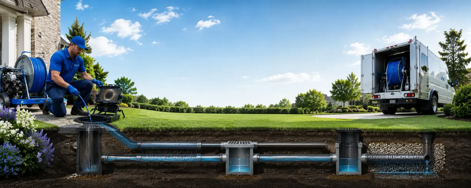 Outdoor drain cleaning information for Laona, WI
